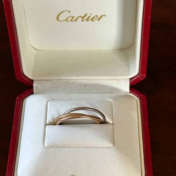 Cartier Ultra Thin Trinity Ring - Picture 1 of 7